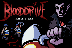 Blood Drive — Title screen