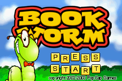 Bookworm — Title screen