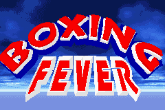 Boxing Fever — Title screen