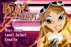 Bratz : Forever Diamondz — Title screen