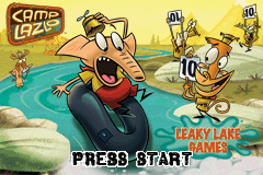 Camp Lazlo : Leaky Lake Games — Title screen