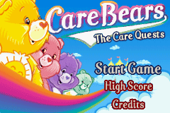 Care Bears : The Care Quests — Title screen