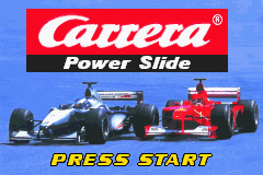 Carrera Power Slide — Title screen