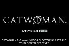 Catwoman — Title screen