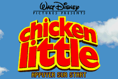 Chicken Little — Title screen
