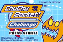 ChuChu Rocket! Challenge — Title screen
