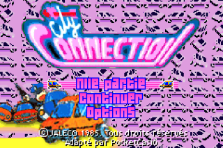 City Connection — Title screen