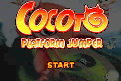 Cocoto Platform Jumper — Title screen