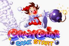 Crazy Chase — Title screen