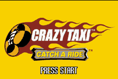 Crazy Taxi : Catch a Ride — Title screen