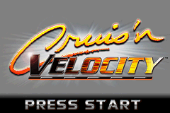 Cruis'n Velocity — Title screen