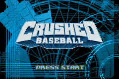 Crushed Baseball — Title screen