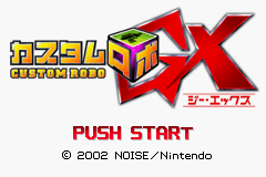 Custom Robo GX — Title screen