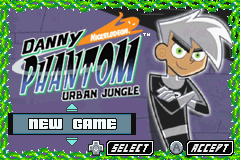 Danny Phantom : Urban Jungle — Title screen