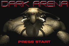 Dark Arena — Title screen