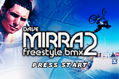 Dave Mirra Freestyle BMX 2 — Title screen