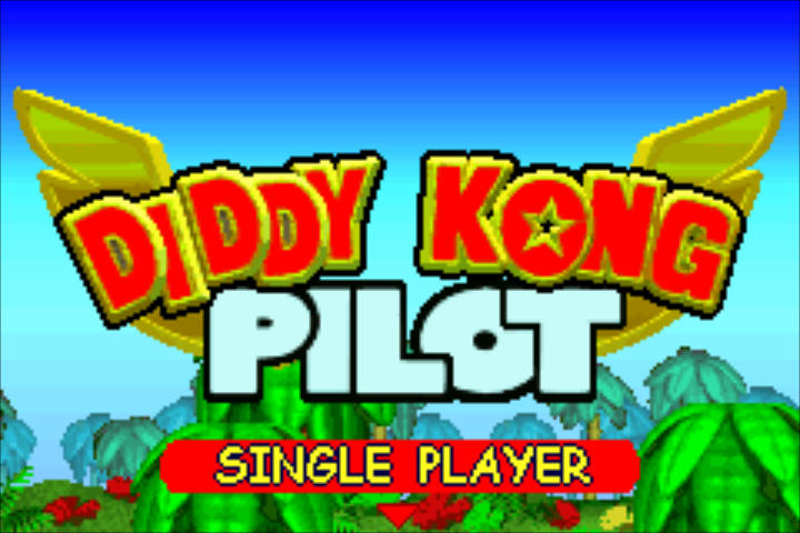 Diddy Kong Pilot — Title screen