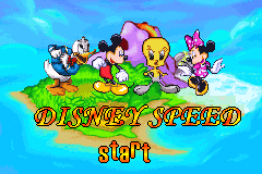 Disney Cart — Title screen