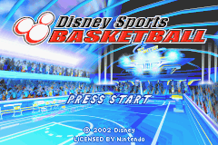 Disney Sports : Basketball — Title screen