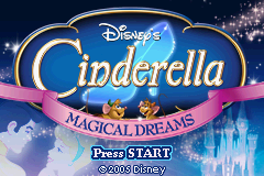Disney's Cinderella: Magical Dreams — Title screen
