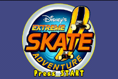 Disney's Extreme Skate Adventure — Title screen