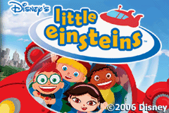 Disney's Little Einstein — Title screen