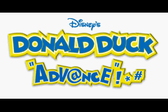 Donald Duck Advance — Title screen