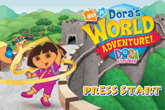 Dora the Explorer : Dora's World Adventure! — Title screen