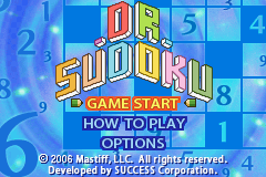 Dr. Sudoku — Title screen