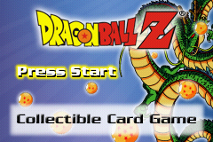 Dragon Ball Z : Collectible Card Game — Title screen