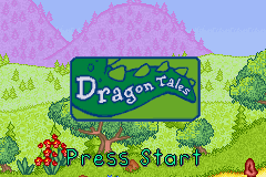 Dragon Tales : Dragon Adventures — Title screen