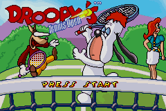 Droopy's Tennis Open — Title screen