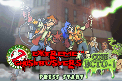 Extreme Ghostbusters : Code Ecto-1 — Title screen