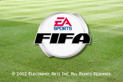 FIFA Soccer 2003 — Title screen