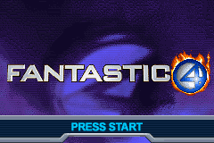 Fantastic 4 : Flame On — Title screen