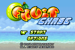 Fruit Chase — Title screen