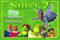 Game Boy Advance Video - Shrek 2 — Title screen