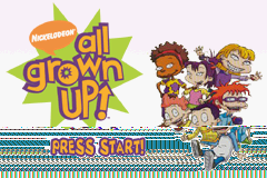 Game Boy Advance Video : All Grown Up!, Volume 1 — Title screen