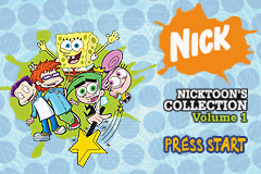 Game Boy Advance Video : Nicktoons Collection, Volume 1 — Title screen