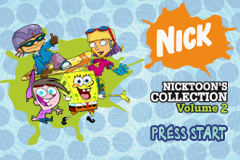 Game Boy Advance Video : Nicktoons Collection, Volume 2 — Title screen