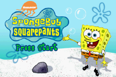 Game Boy Advance Video : SpongeBob SquarePants, Volume 1 — Title screen