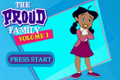 Game Boy Advance Video : The Proud Family, Volume 1 — Title screen