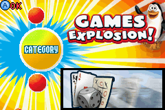 Games Explosion! — Title screen