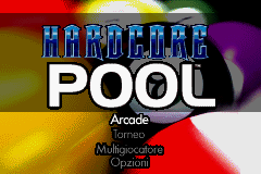 Hardcore Pool — Title screen