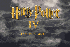 Harry Potter IV — Title screen