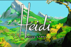 Heidi : The Game — Title screen
