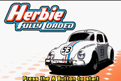 Herbie : Fully Loaded — Title screen