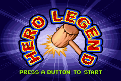 Hero Legend — Title screen