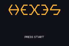 Hexes — Title screen
