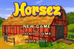 Horsez — Title screen